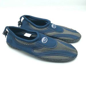 Easy USA Mens Water Shoes Slip On Drawstring 10